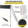 VEVOR T-Top Sun Shade Kit 5' x 5', UV-Proof 600D Polyester T-top Extension Kit with Rustproof Steel Telescopic Poles, Waterproof T-Top Shade Kit