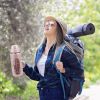Glass Water Bottle Sports Water Bottle Motivational Water Bottle Water Intake Tracker Bottle with Straw Time Marker Silicone Sleeve Handle for Gym Wor